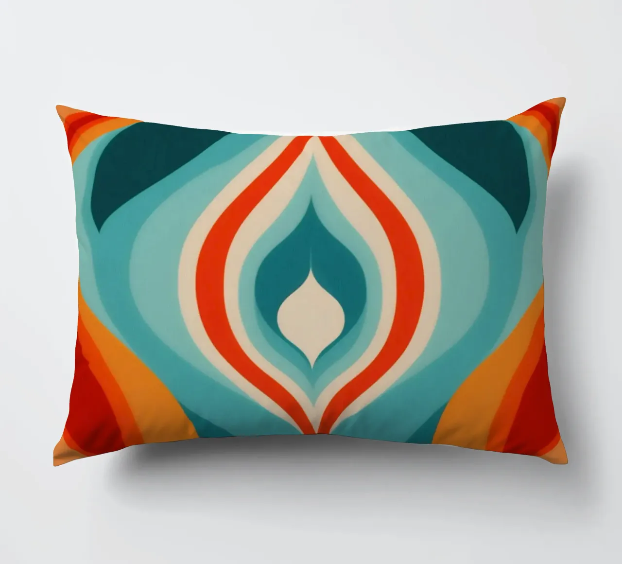 Modello di design psichedelico retrò anni '70 cuscino da Autofocus