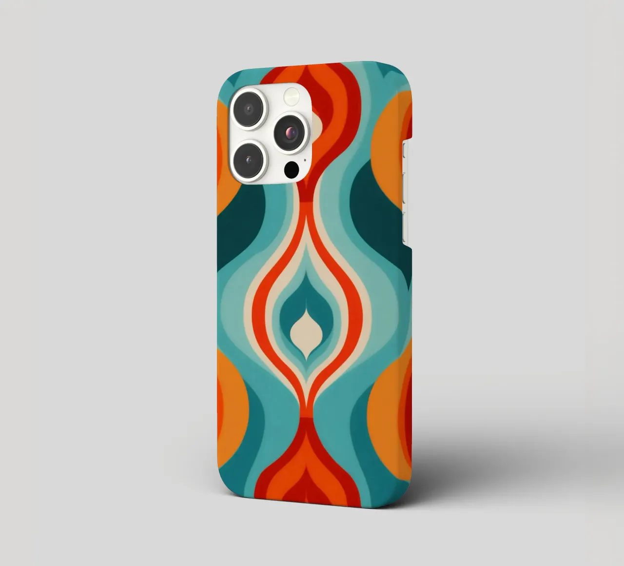 Modello di design psichedelico retrò anni '70 cover iphone da Autofocus
