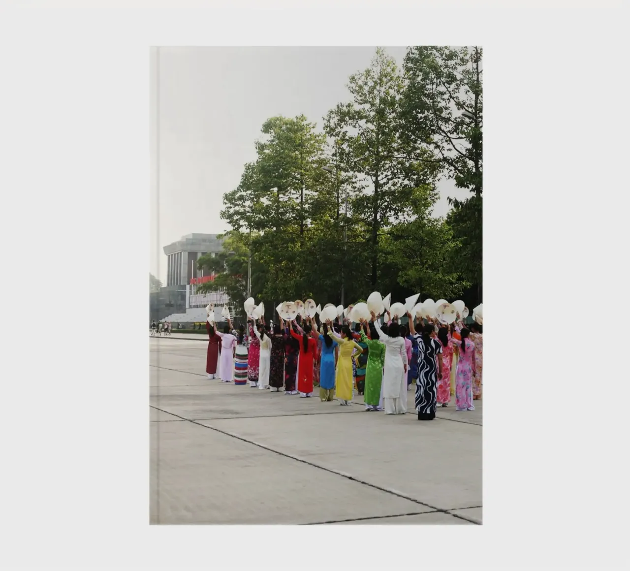 Preparation for parade in Saigon, Vietnam notebook by atmospheric pictures