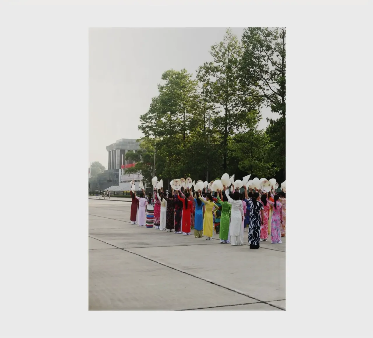 Preparation for parade in Saigon, Vietnam notebook by atmospheric pictures