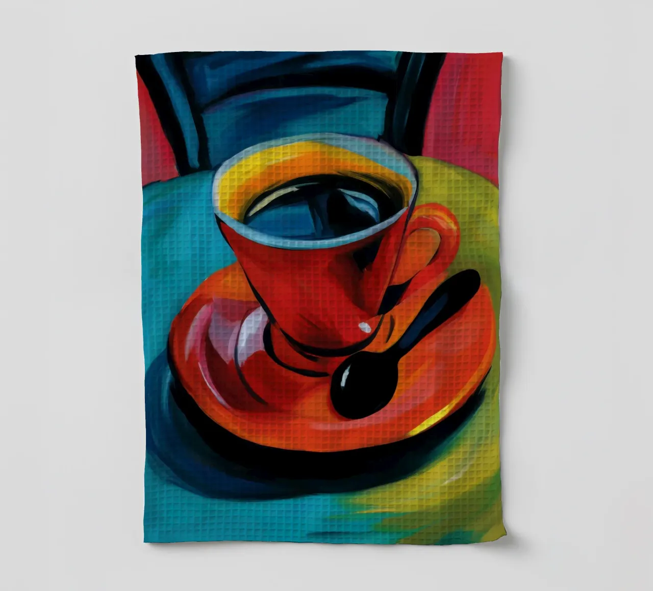 Caffè con Kirchner | Pittura post-espressionista canovaccio da cucina da Autofocus
