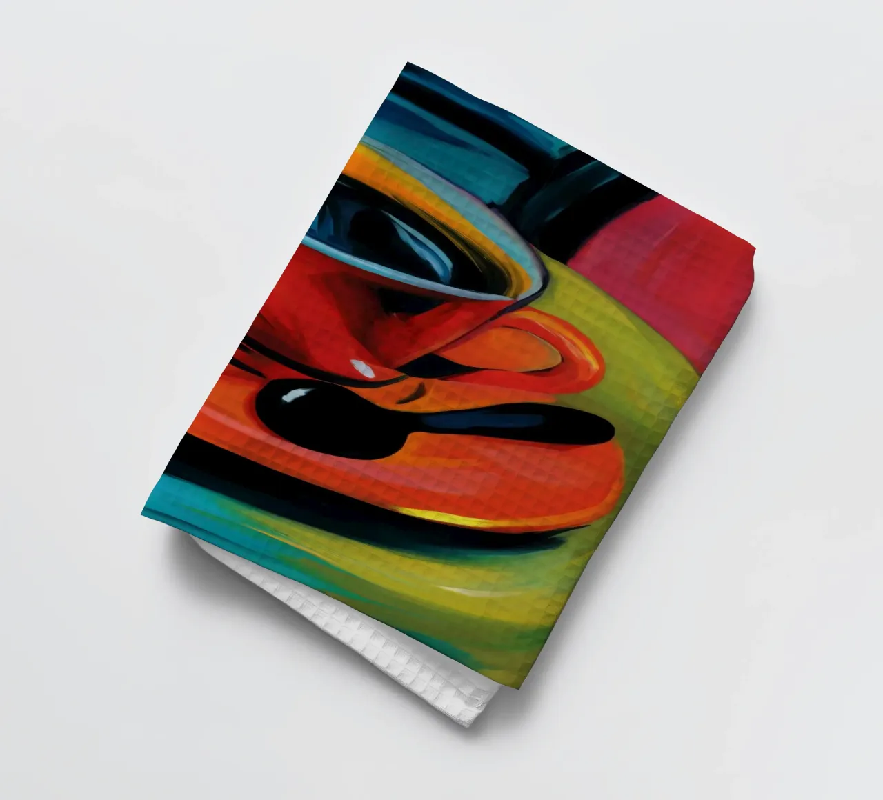 Caffè con Kirchner | Pittura post-espressionista canovaccio da cucina da Autofocus