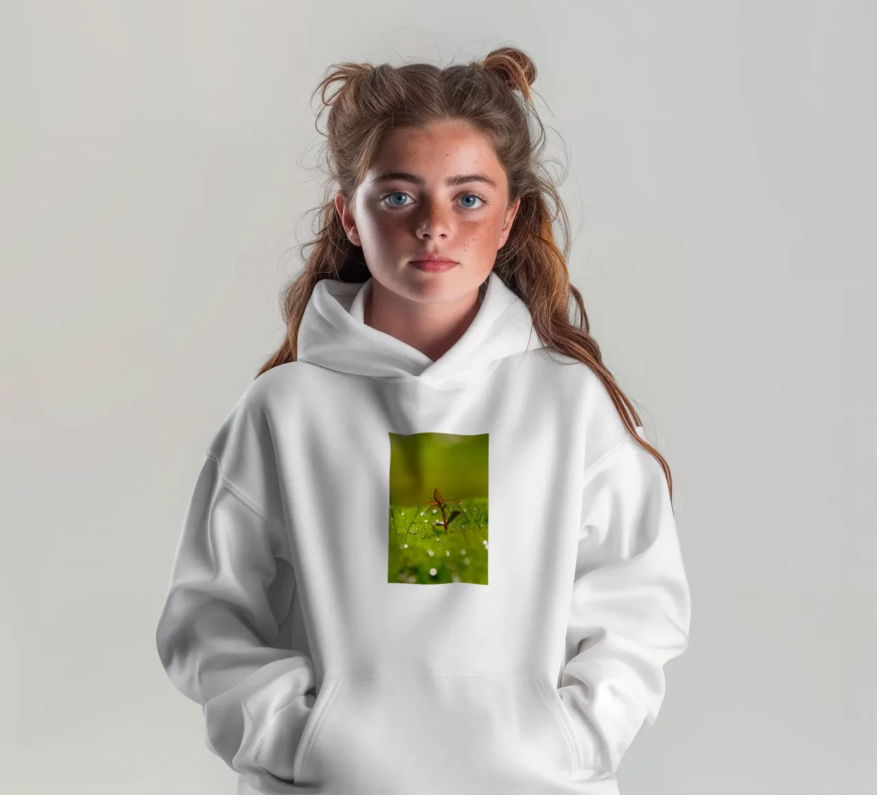 Pequeño retoño sudadera con capucha para niño de Fjöllart