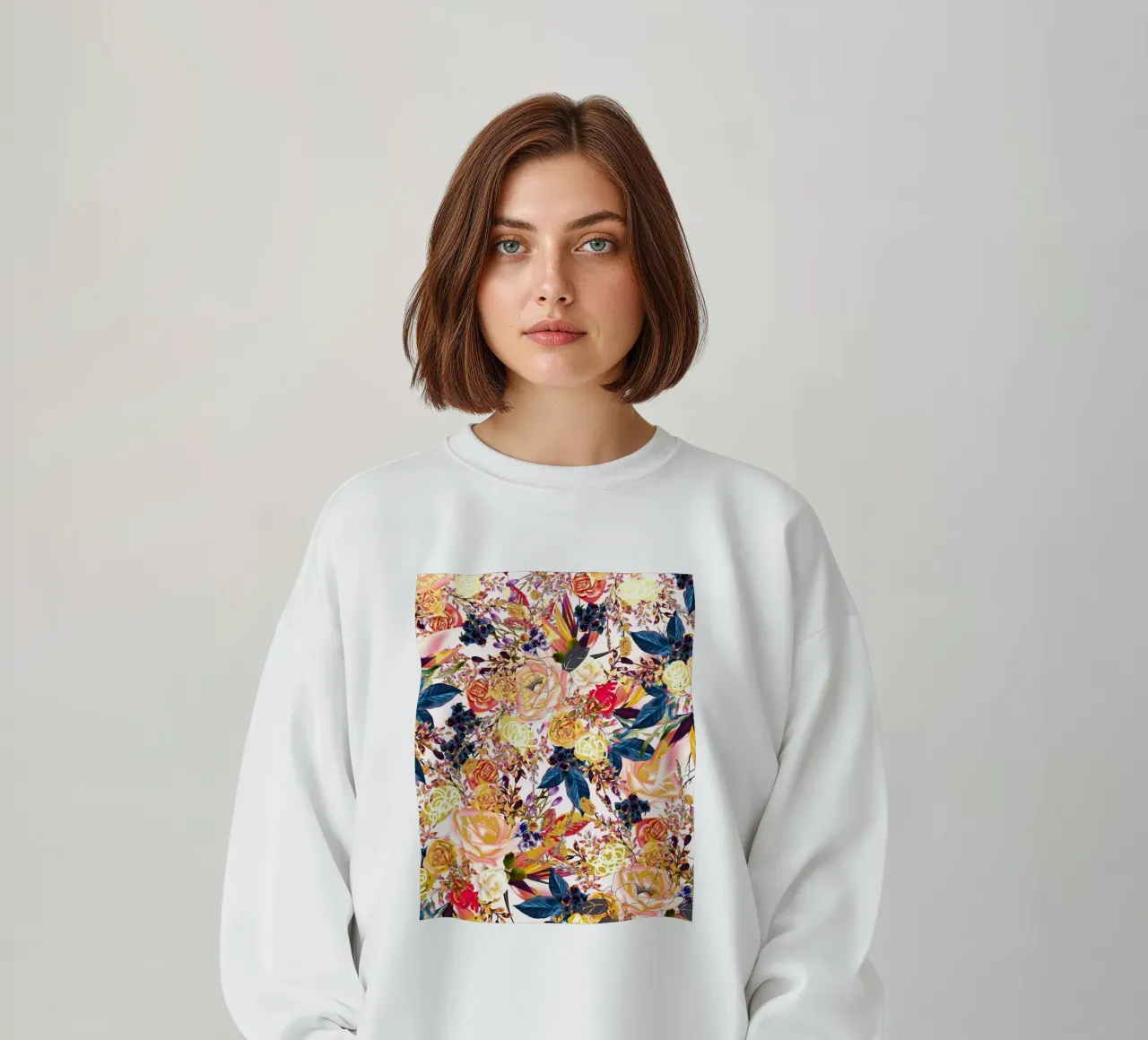 Rustikal geblümt Sweatshirt von 83oranges