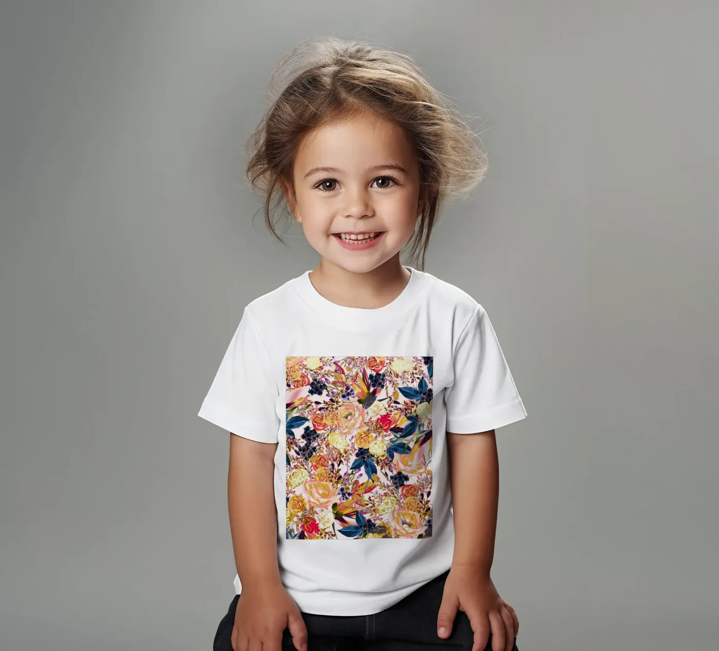 Rustic Floral t-shirt bambini da 83oranges.com