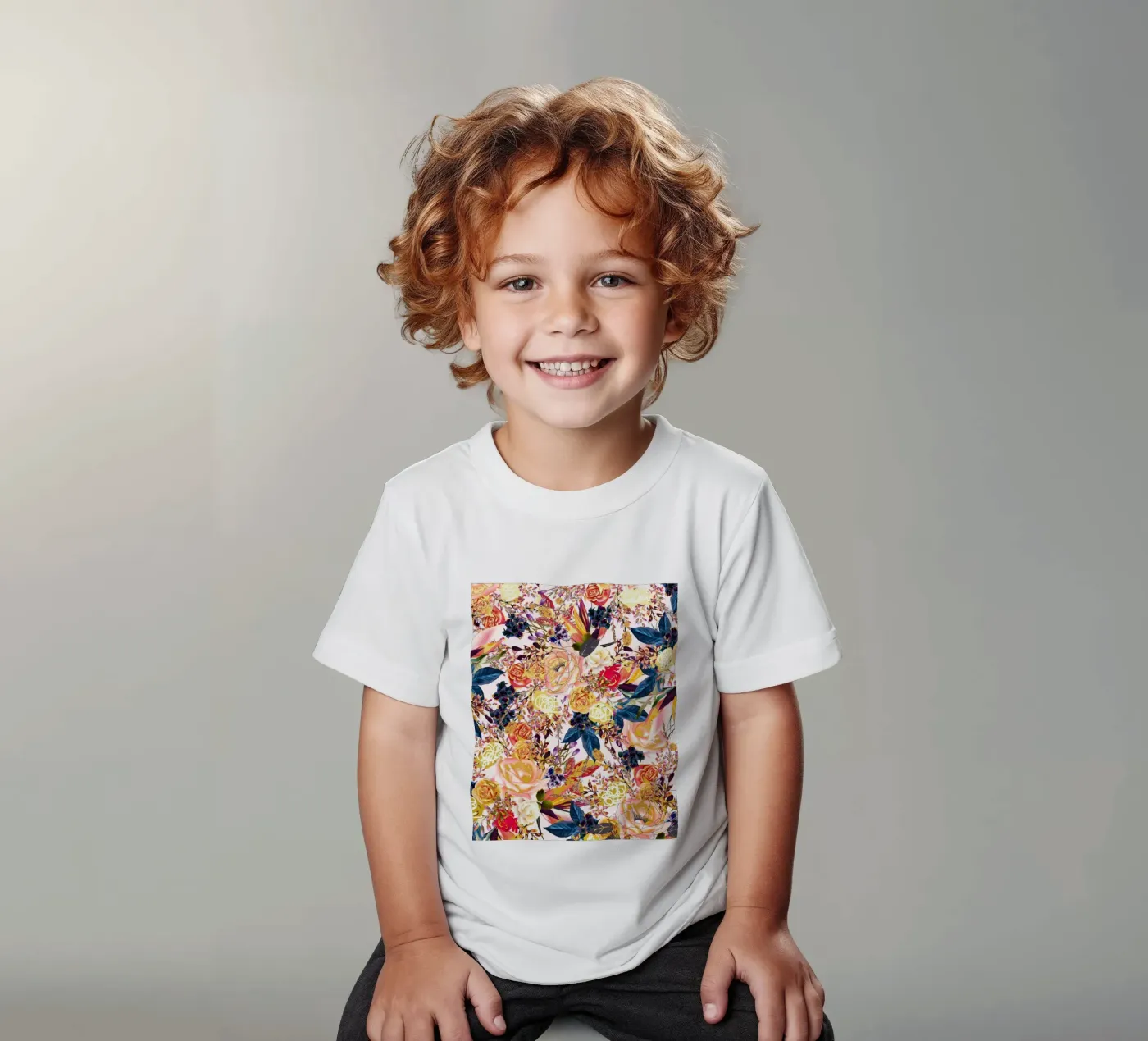 Rustic Floral t-shirt bambini da 83oranges.com