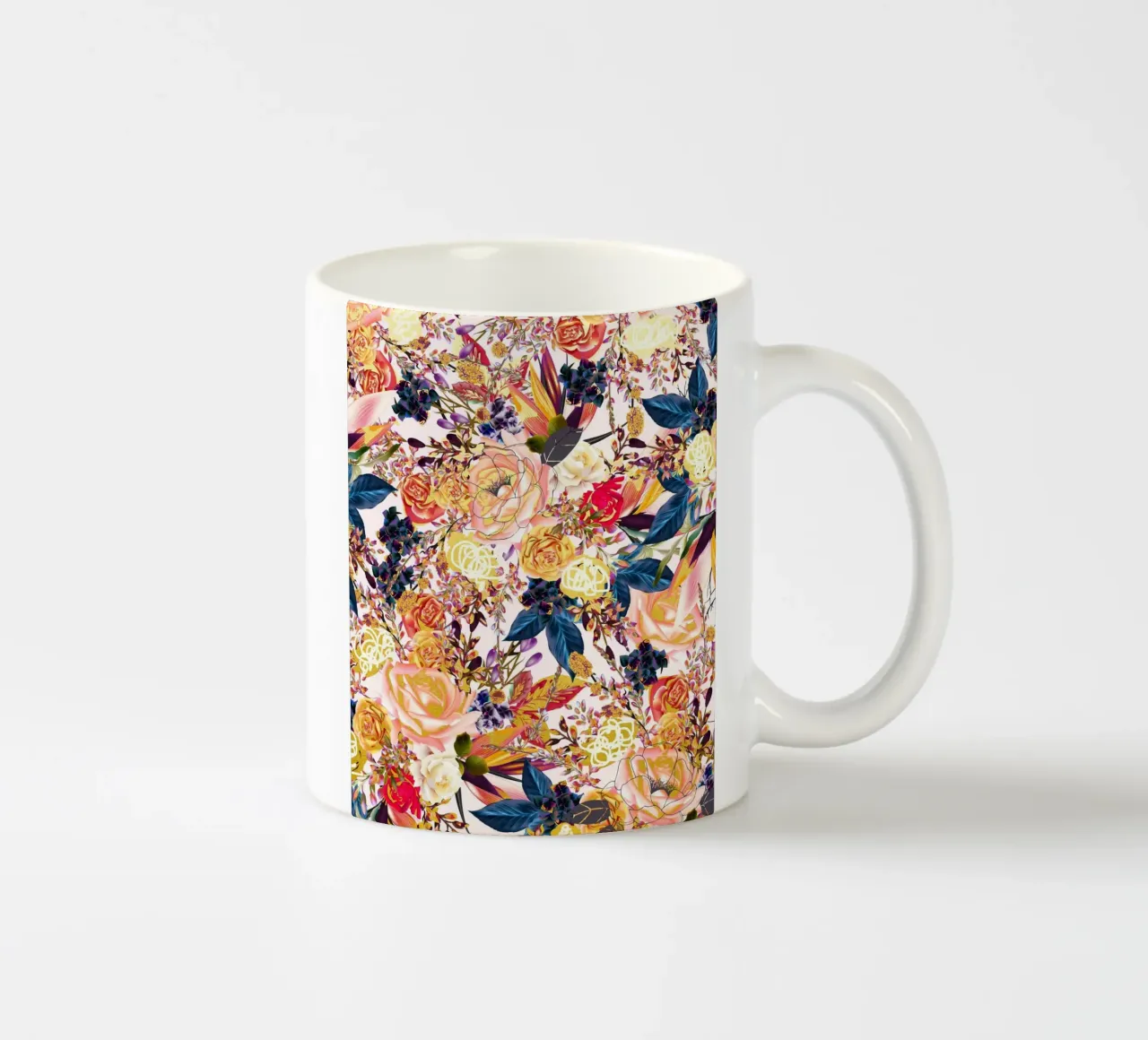 Floreale rustico tazza in ceramica da 83oranges