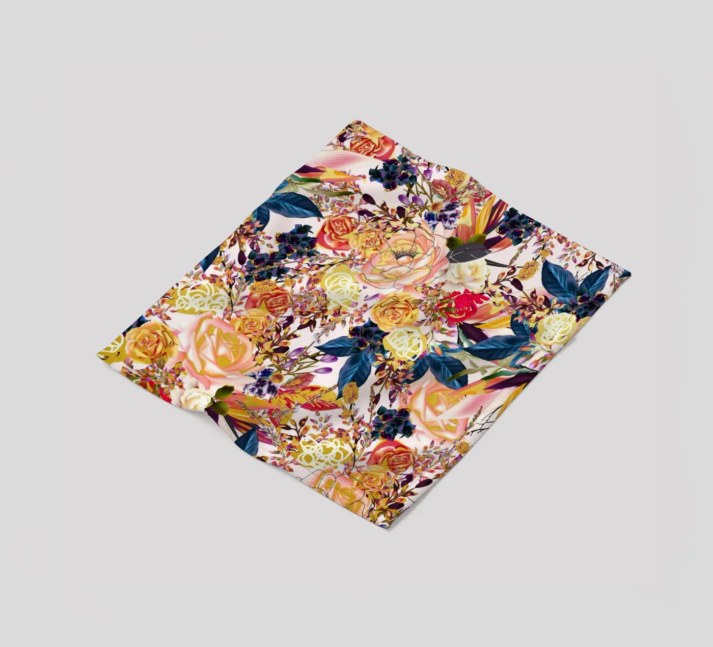 Rustic Floral fleecedeken van 83oranges.com
