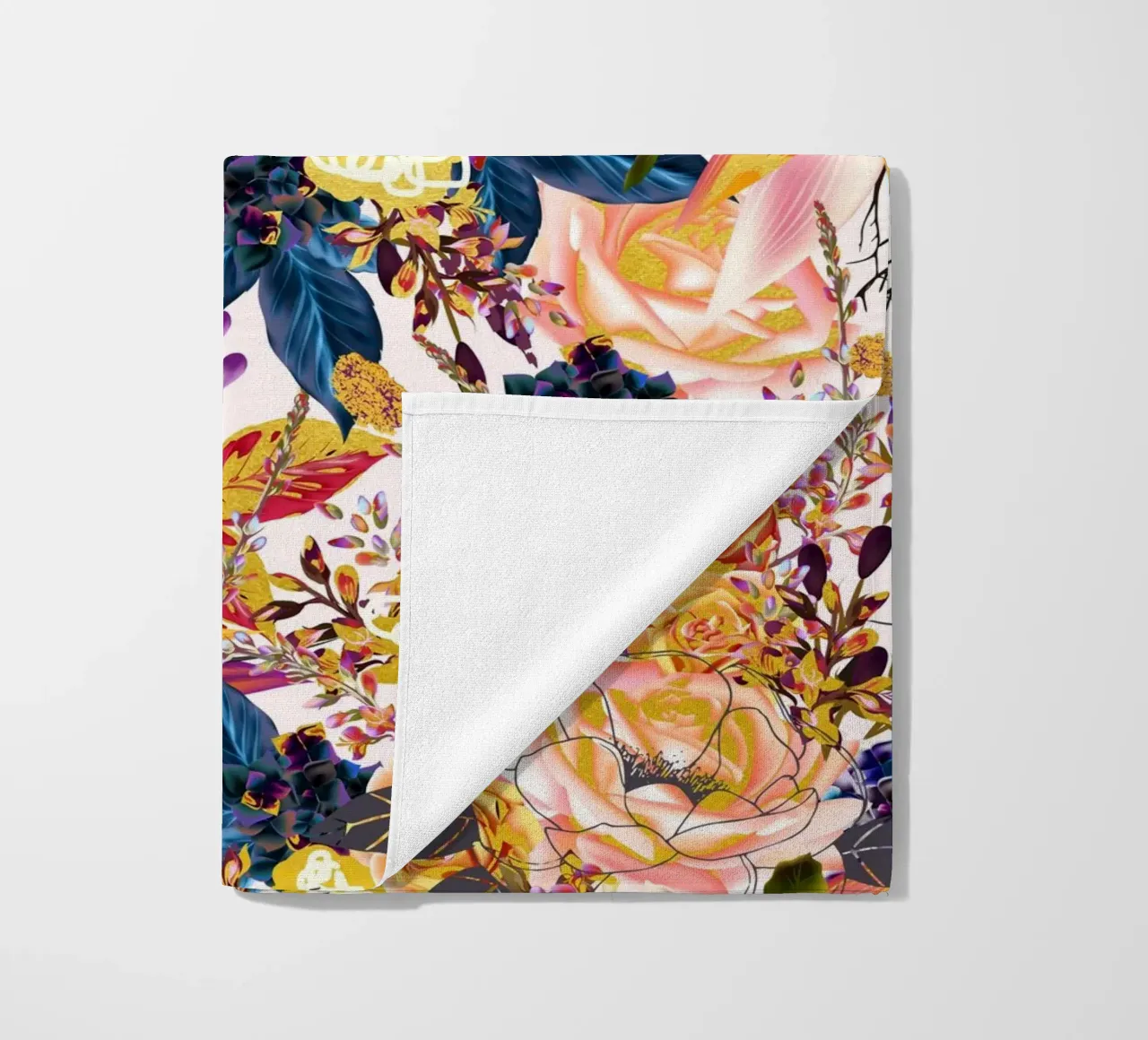 Floreale rustico telo mare da 83oranges.com