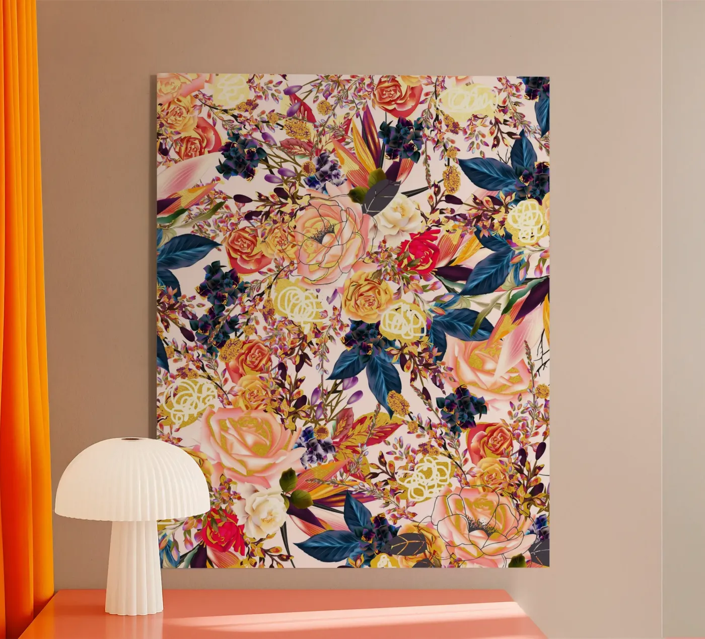 Floreale rustico plexiglass da 83oranges.com