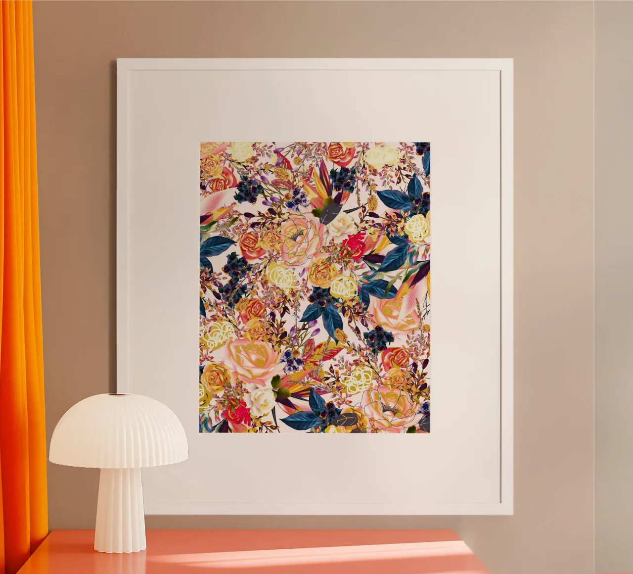 Floreale rustico poster da 83oranges.com