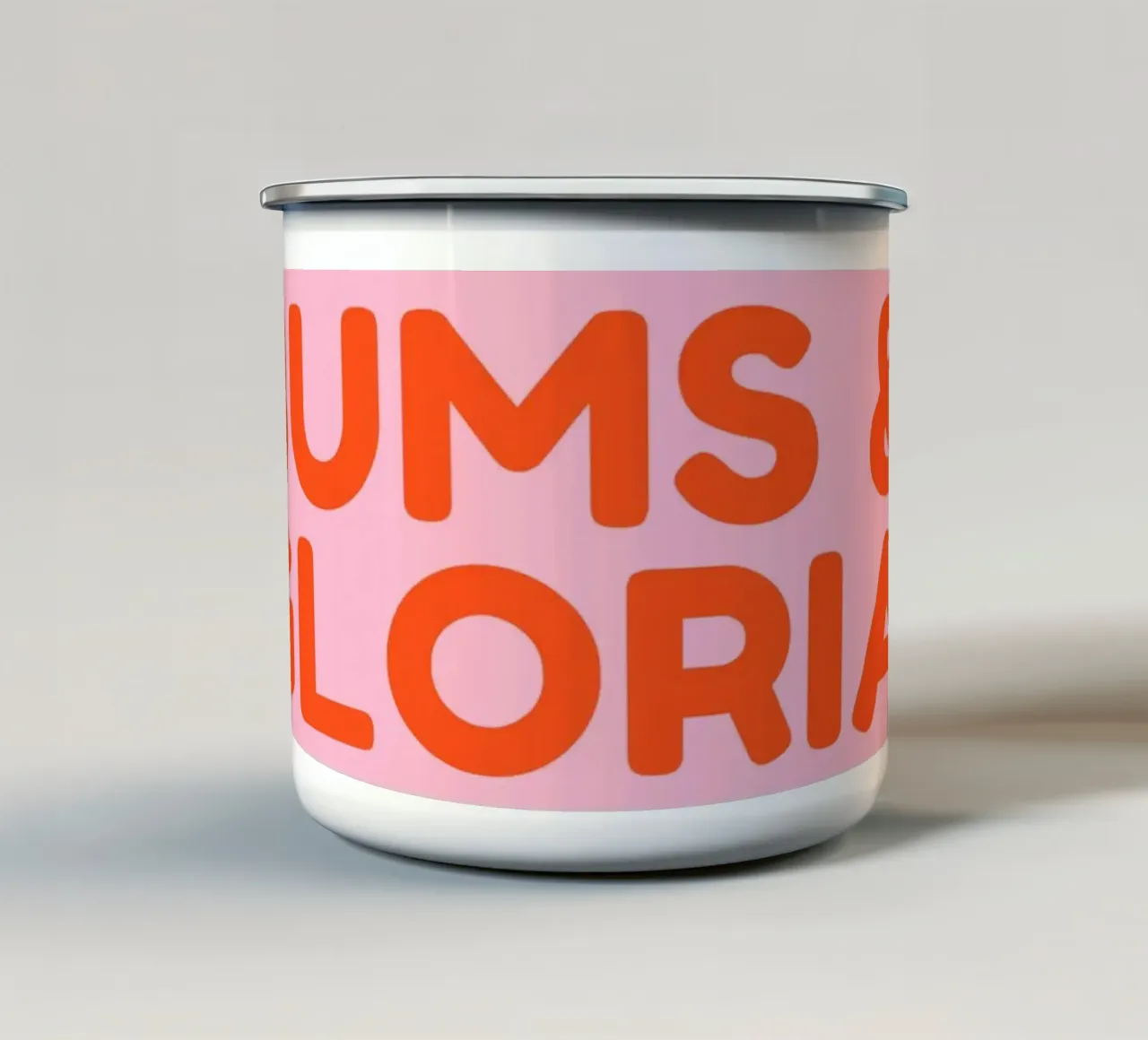 Bums & Gloria tazza in smalto da DigiWunderwerk