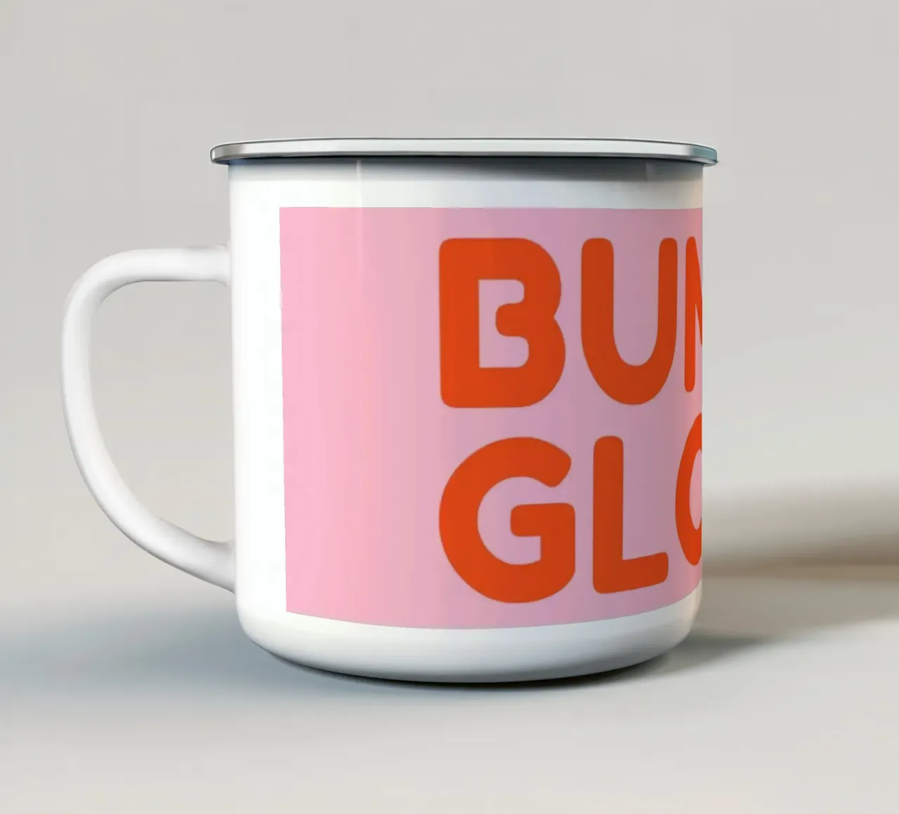 Bums & Gloria tazza in smalto da DigiWunderwerk