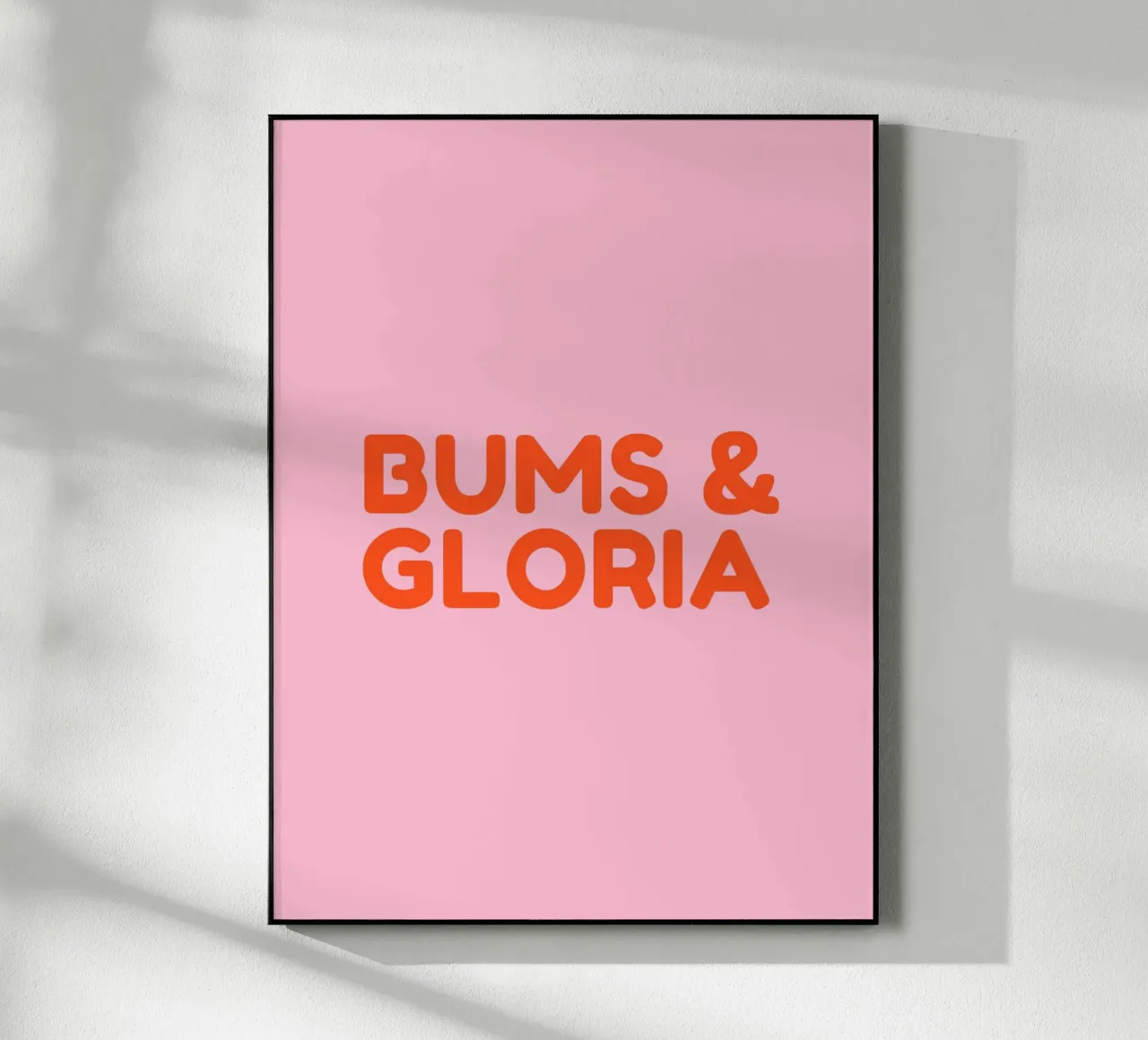Bums & Gloria plexiglass da DigiWunderwerk