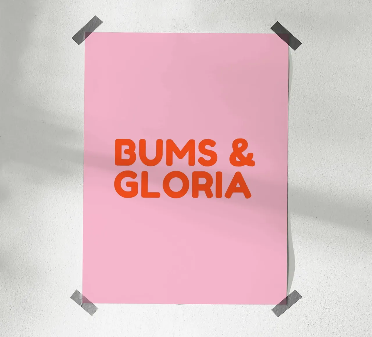 Bums & Gloria carta hahnemühle da DigiWunderwerk