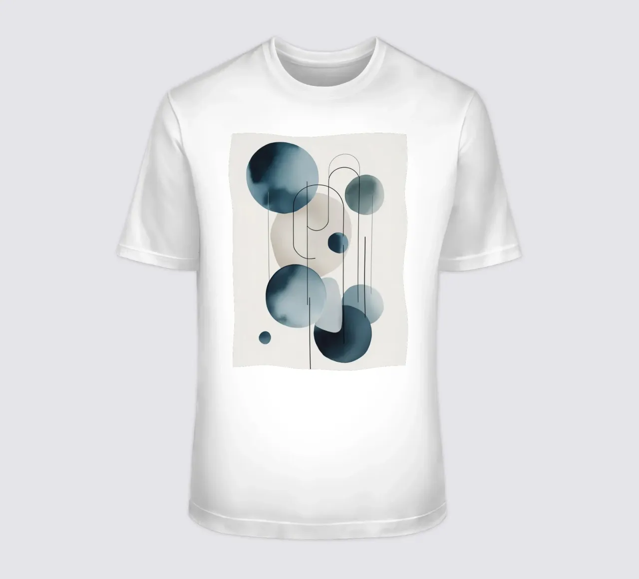 Composizione astratta di cerchi e archi t-shirt da DesignDoodle