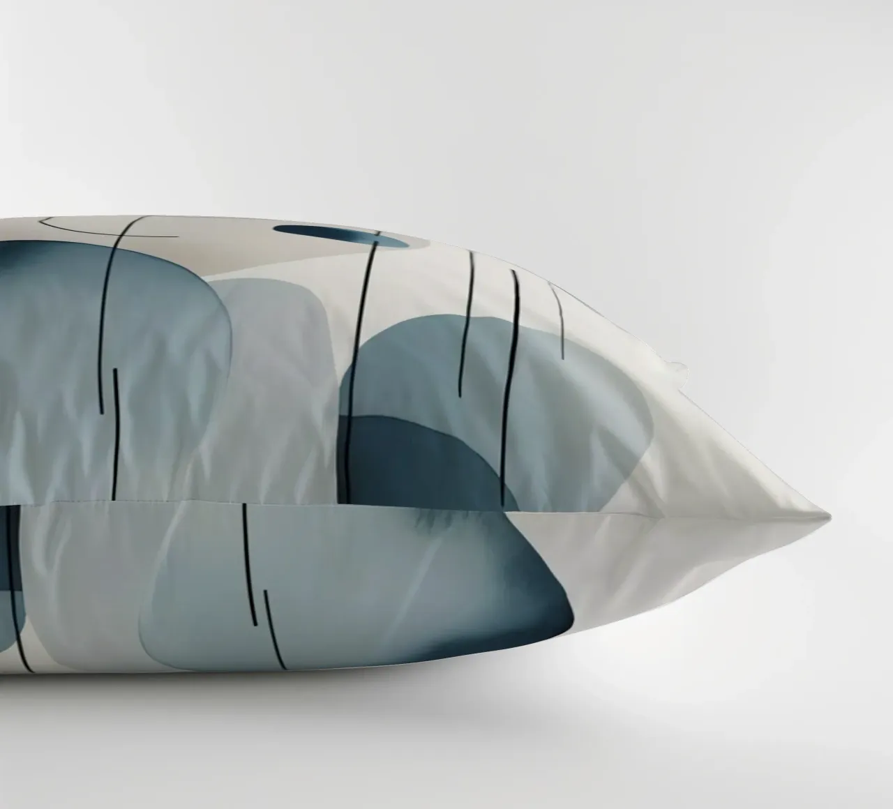 Abstrakte Kreise und Bögen Komposition Kissen von DesignDoodle