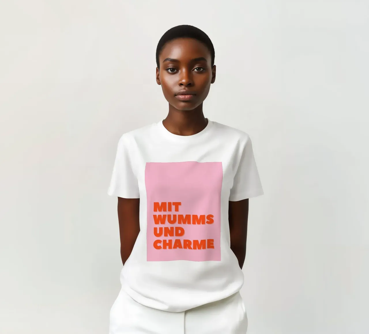 Mit Wums und Charme t-shirt da DigiWunderwerk