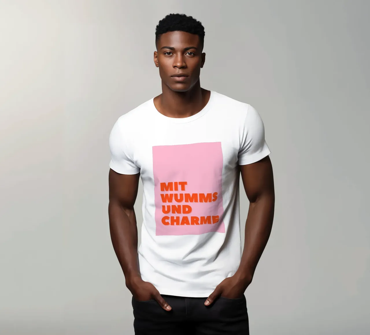 Mit Wums und Charme t-shirt da DigiWunderwerk