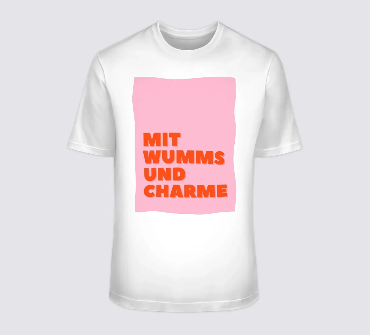 Mit Wums und Charme t-shirt da DigiWunderwerk