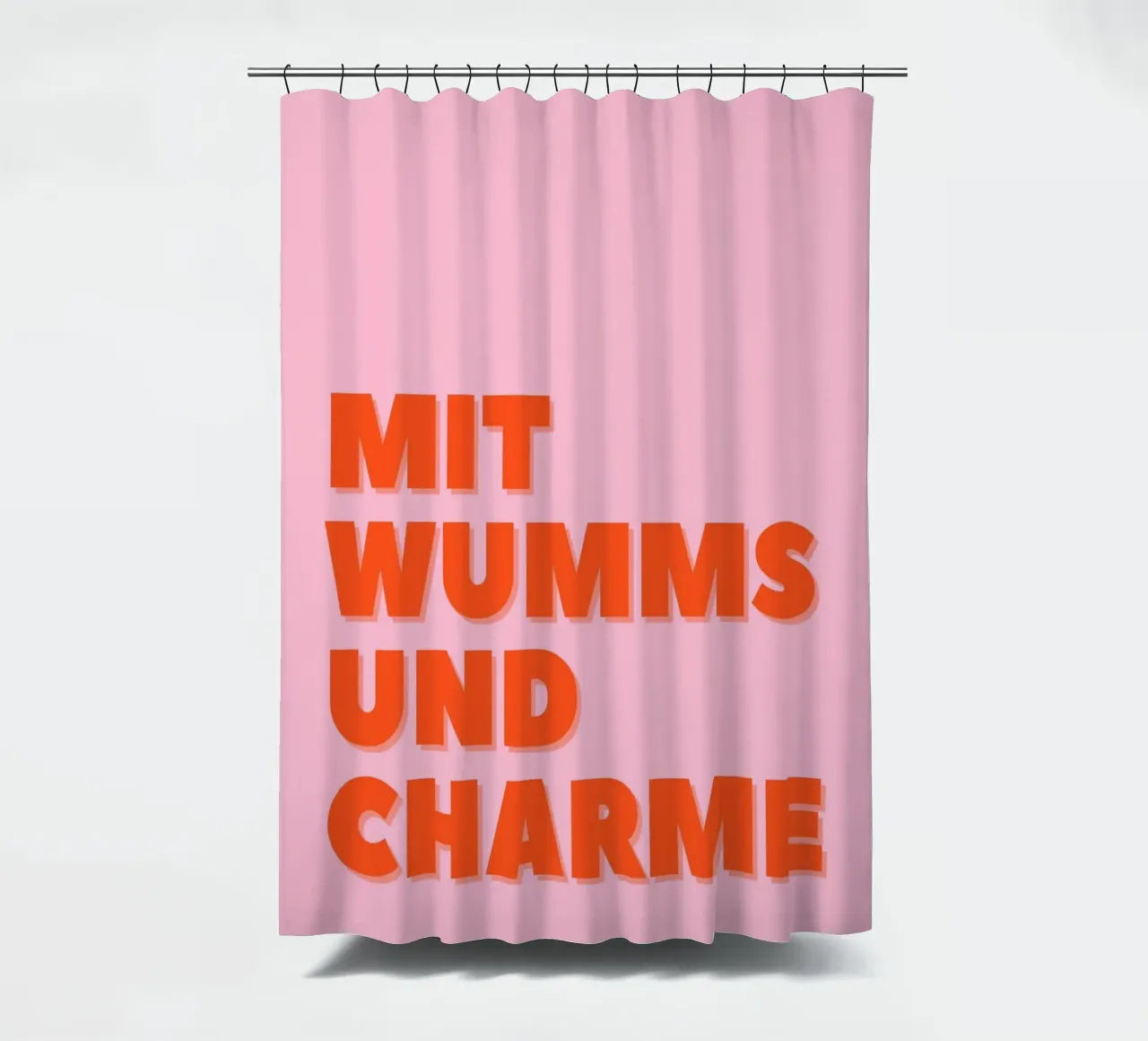 Mit Wums und Charme tenda da doccia da DigiWunderwerk