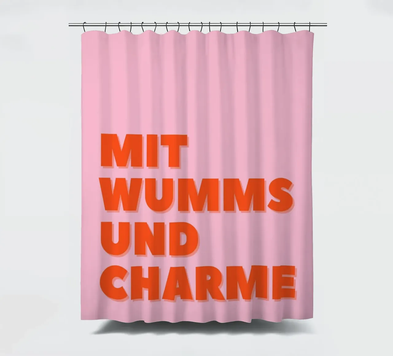 Mit Wums und Charme tenda da doccia da DigiWunderwerk