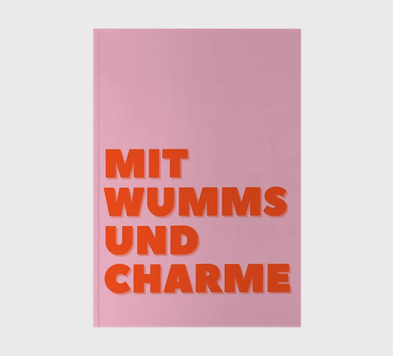 Mit Wums und Charme notebook by DigiWunderwerk