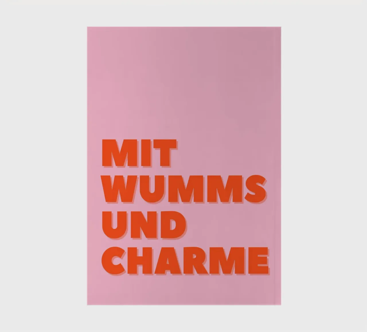 Mit Wums und Charme notebook by DigiWunderwerk