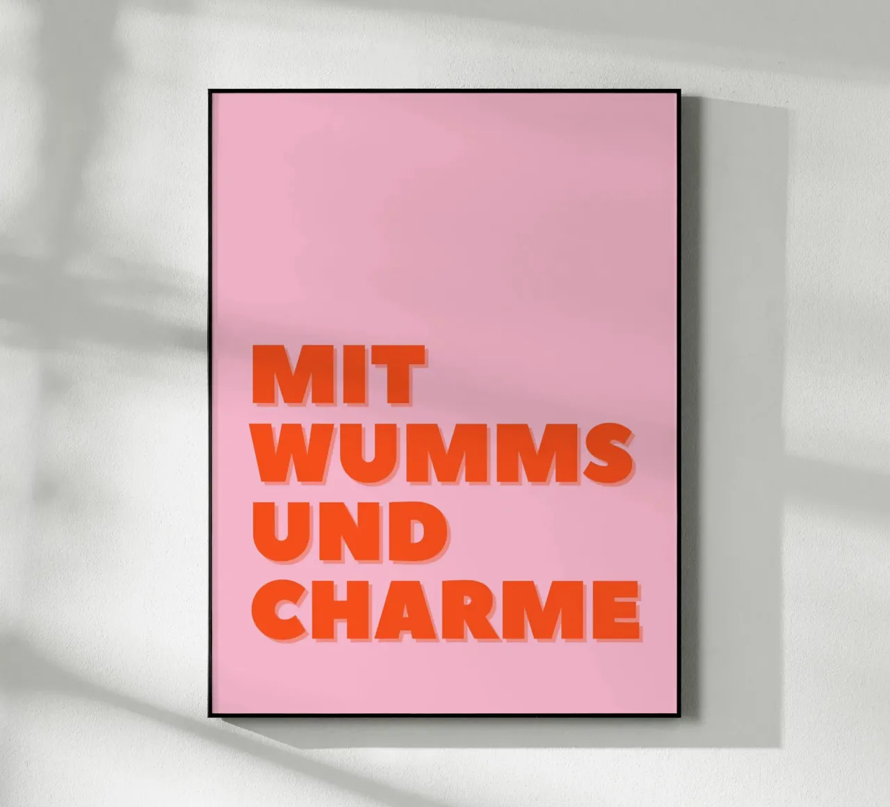 Mit Wums und Charme plexiglass da DigiWunderwerk