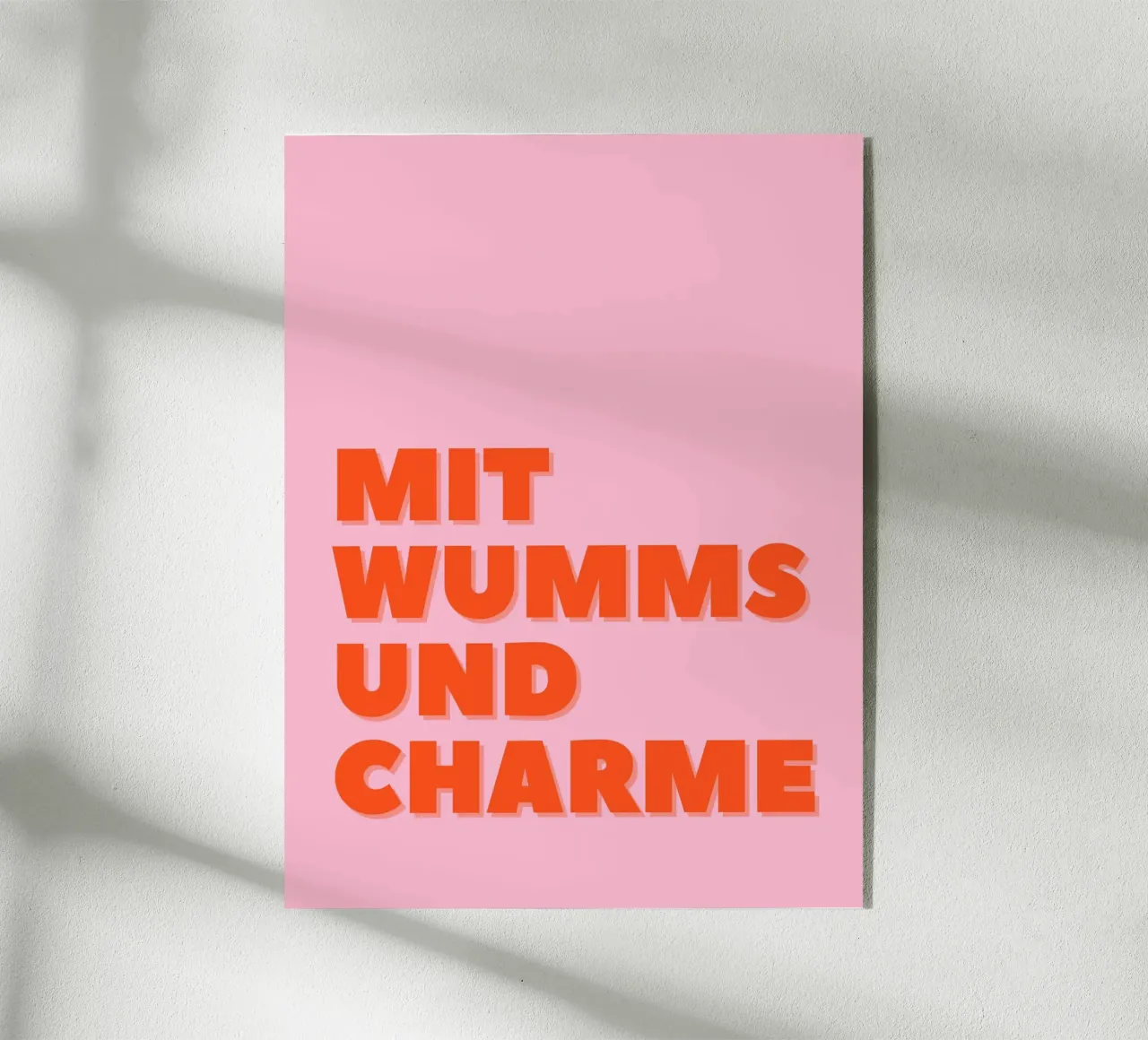 Mit Wums und Charme plexiglass da DigiWunderwerk