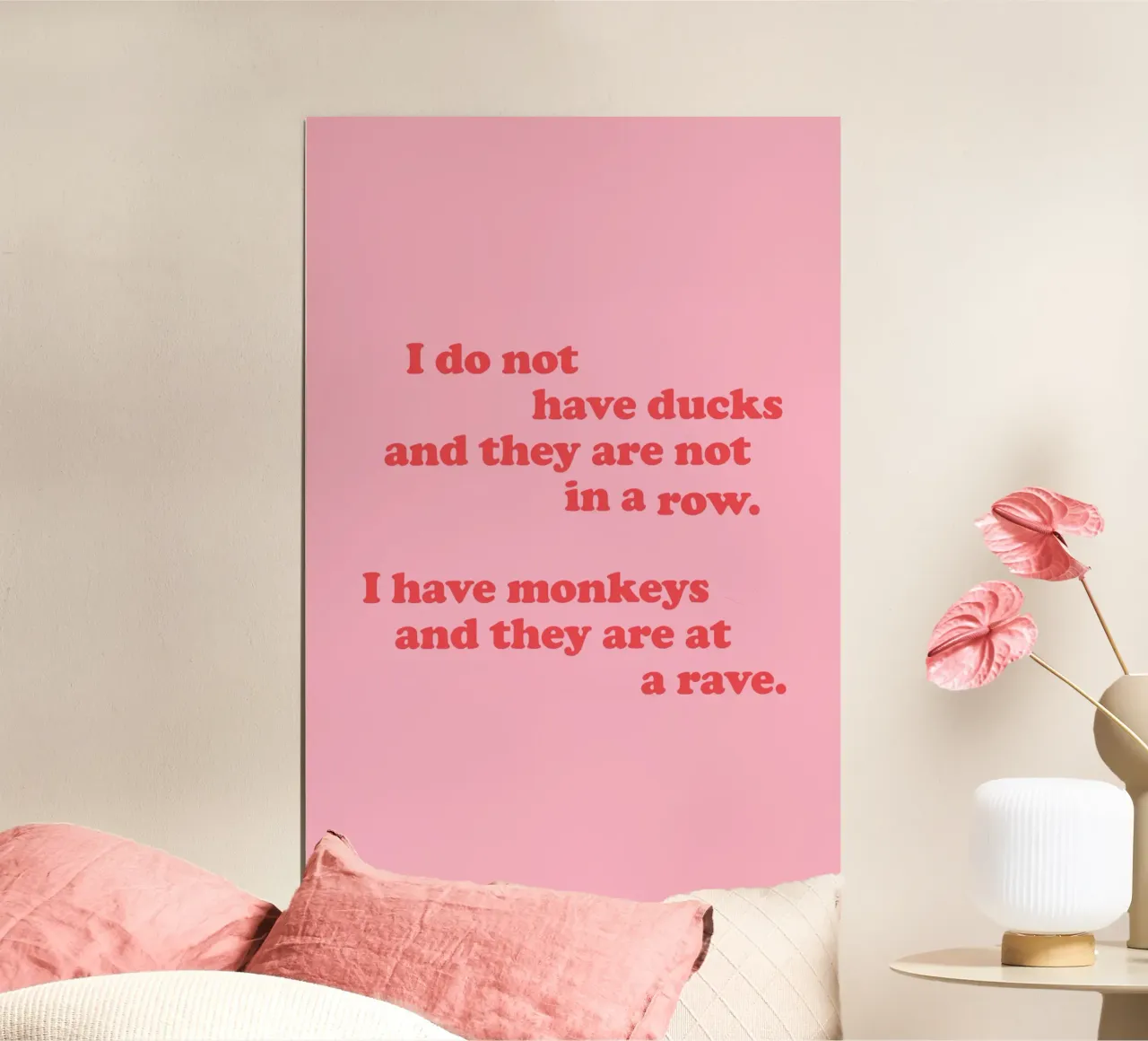 Apen en eenden poster van The Native State