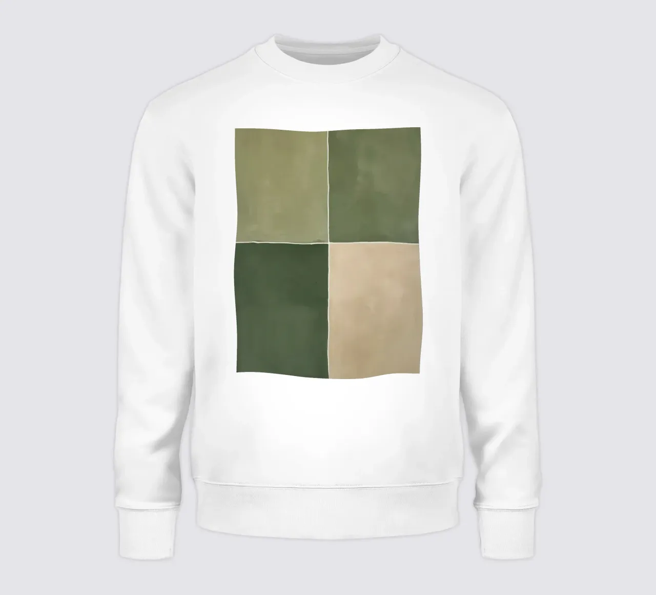 Pittura astratta con quattro blocchi di colore felpa da DesignDoodle