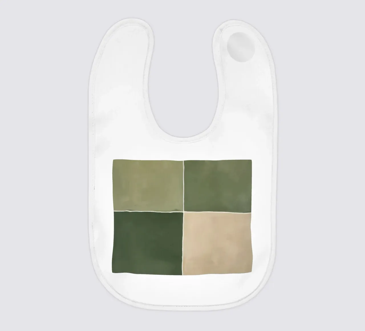 Pittura astratta con quattro blocchi di colore bavaglino da DesignDoodle