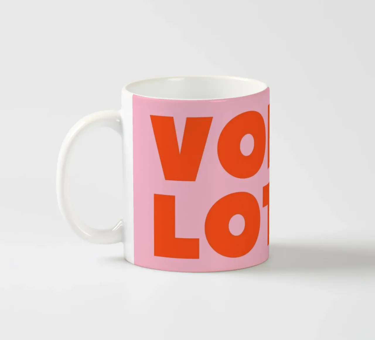 Volle Lotte tazza in ceramica da DigiWunderwerk