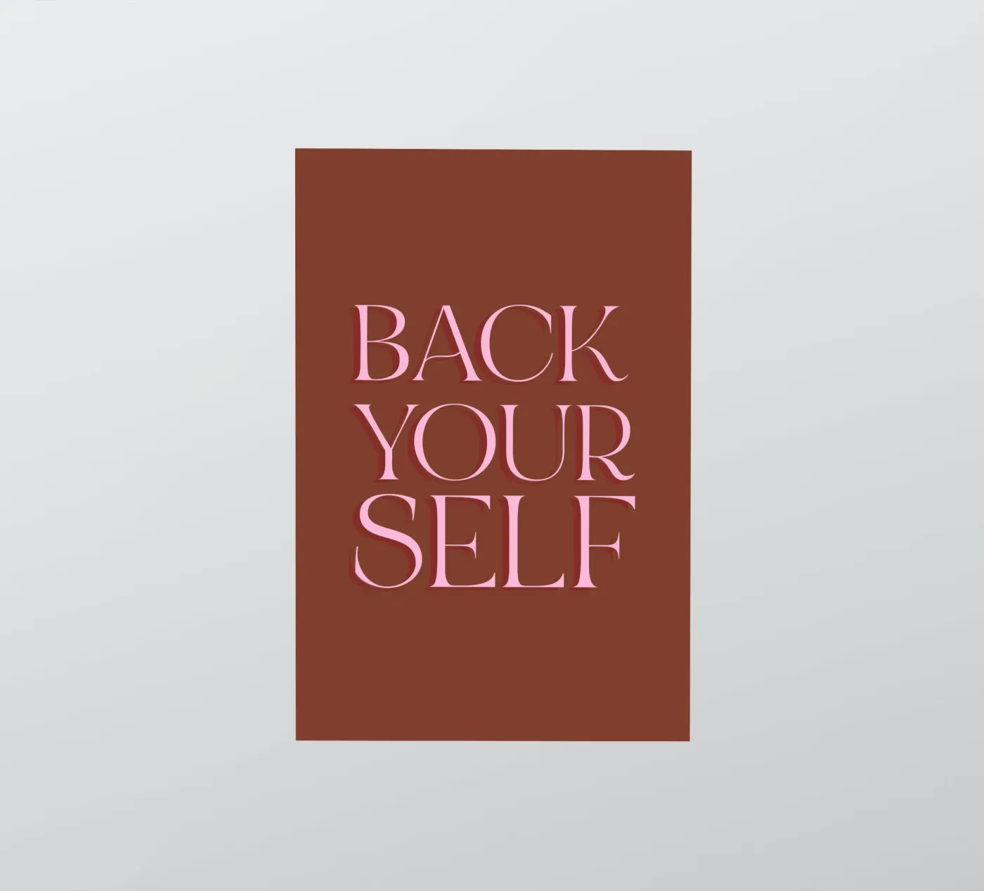 Back Yourself sticker by The Native State