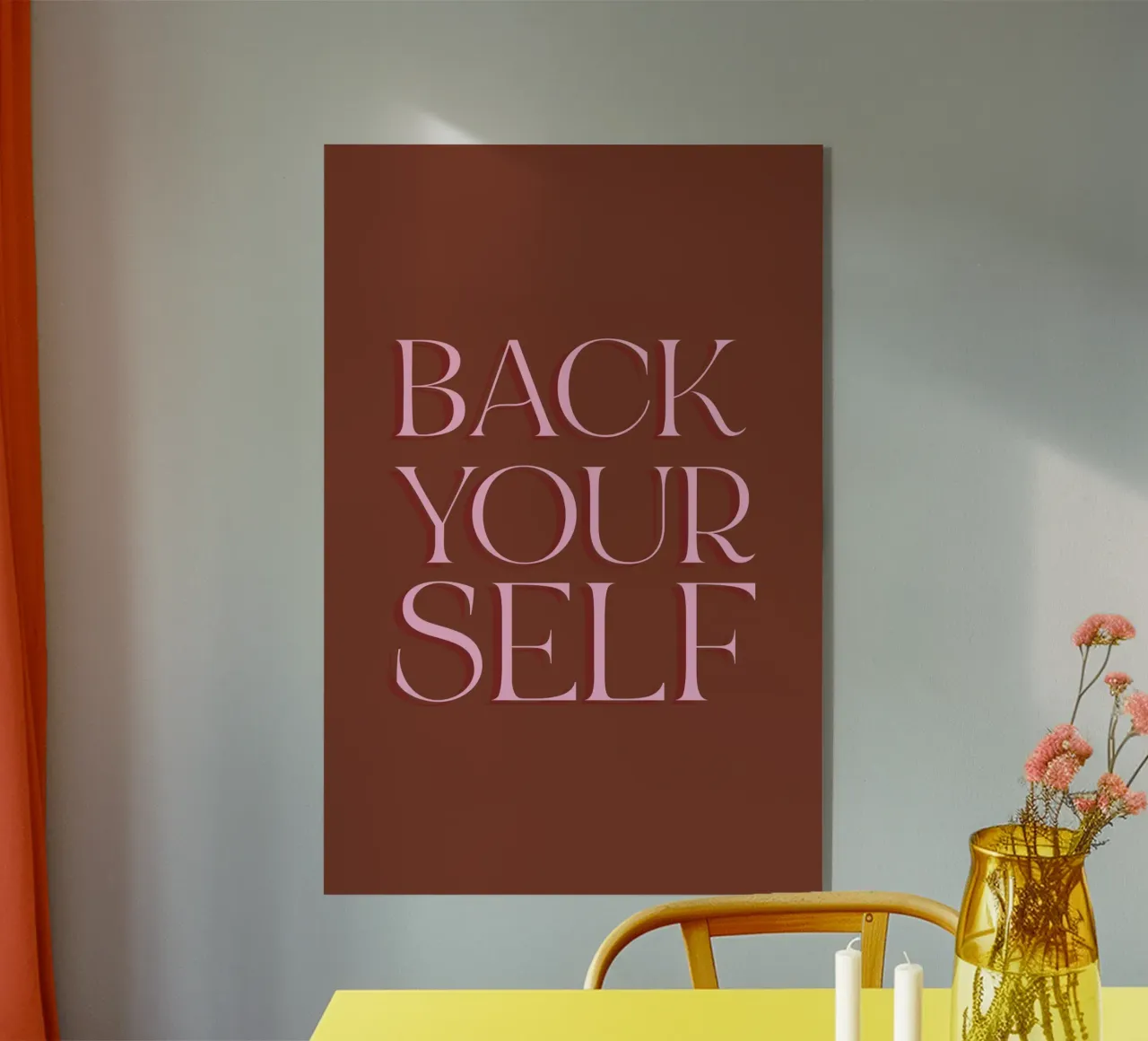 Back Yourself plexiglass da The Native State