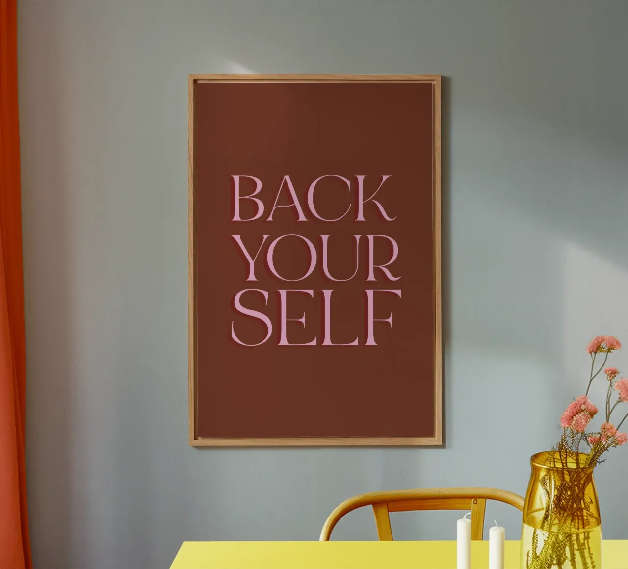 Back Yourself forex plate by The Native State