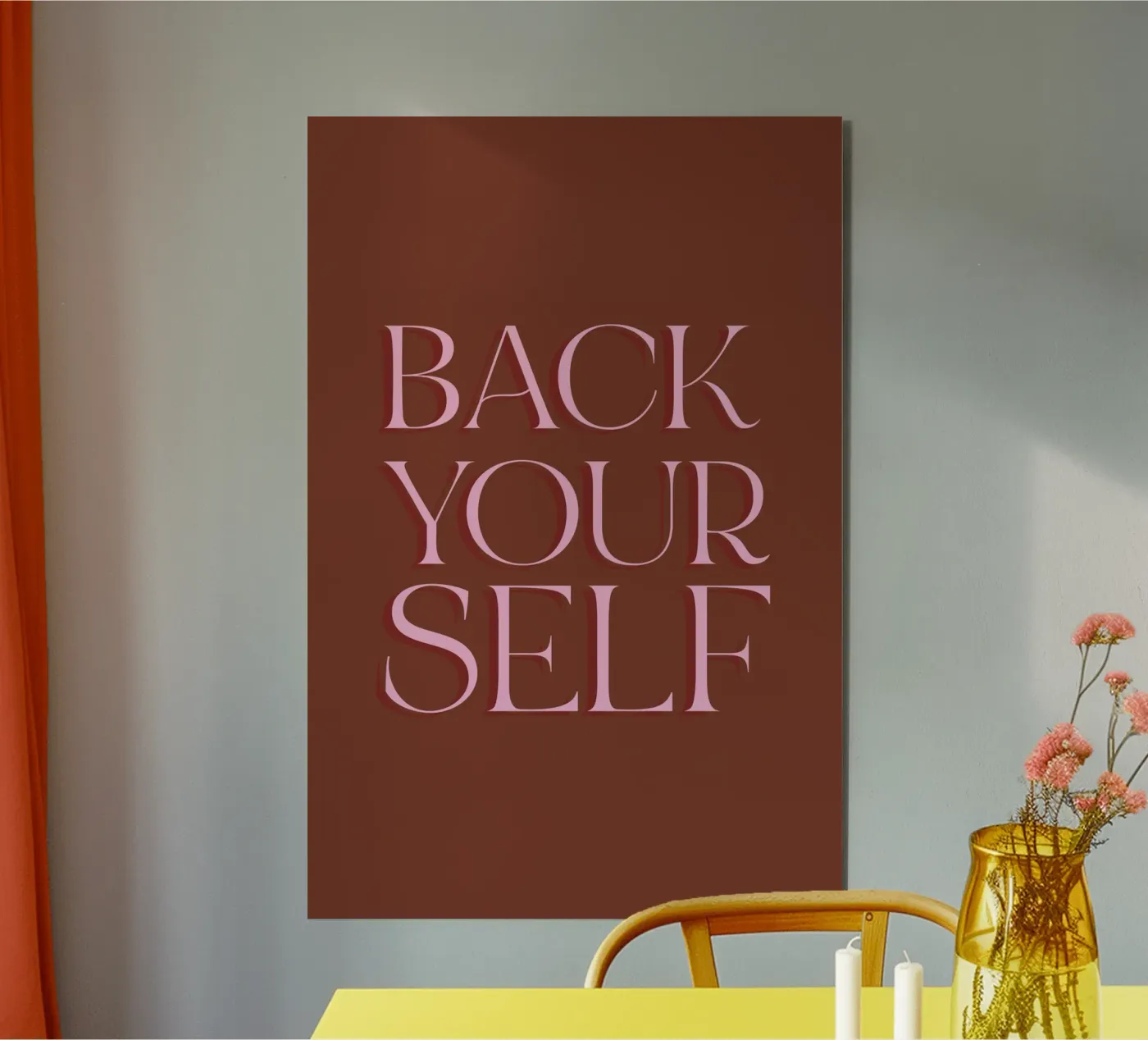 Back Yourself forex plate by The Native State