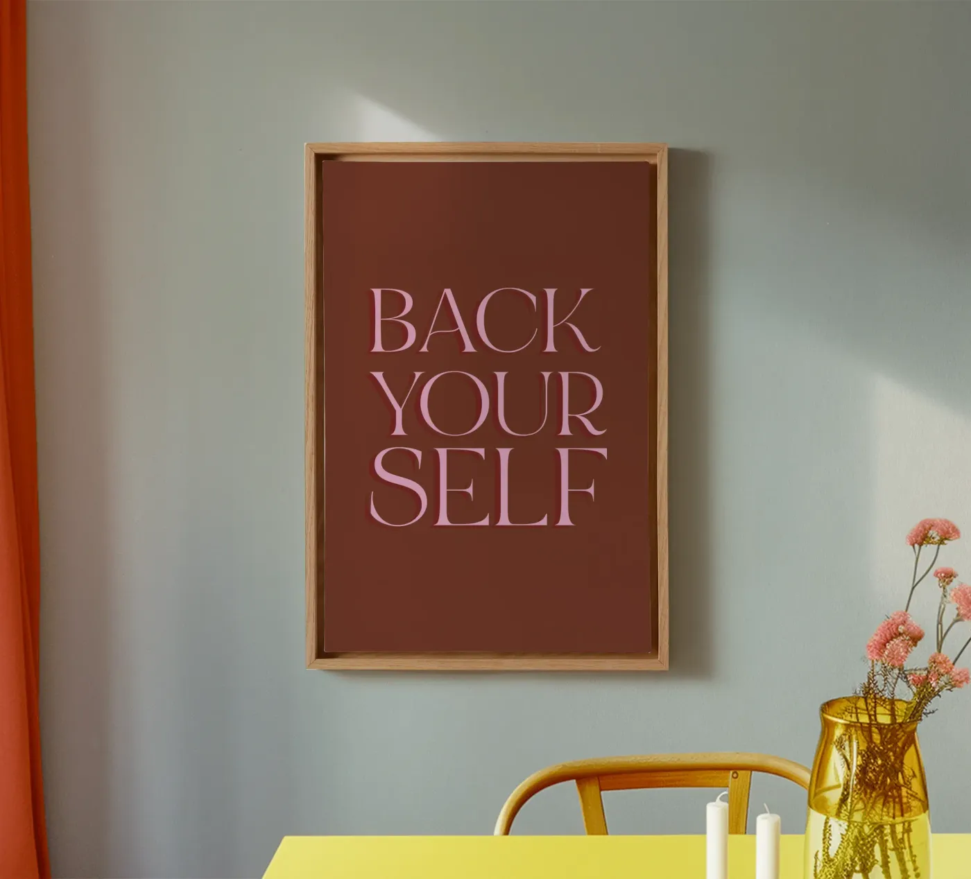 Back Yourself canvas by The Native State