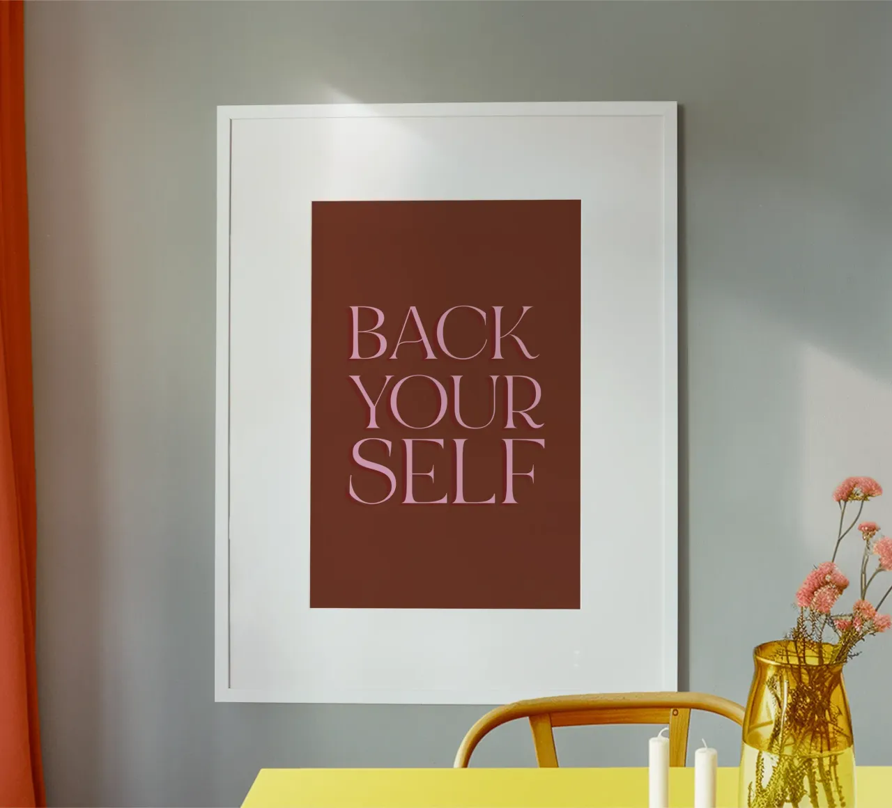 Back Yourself poster by The Native State