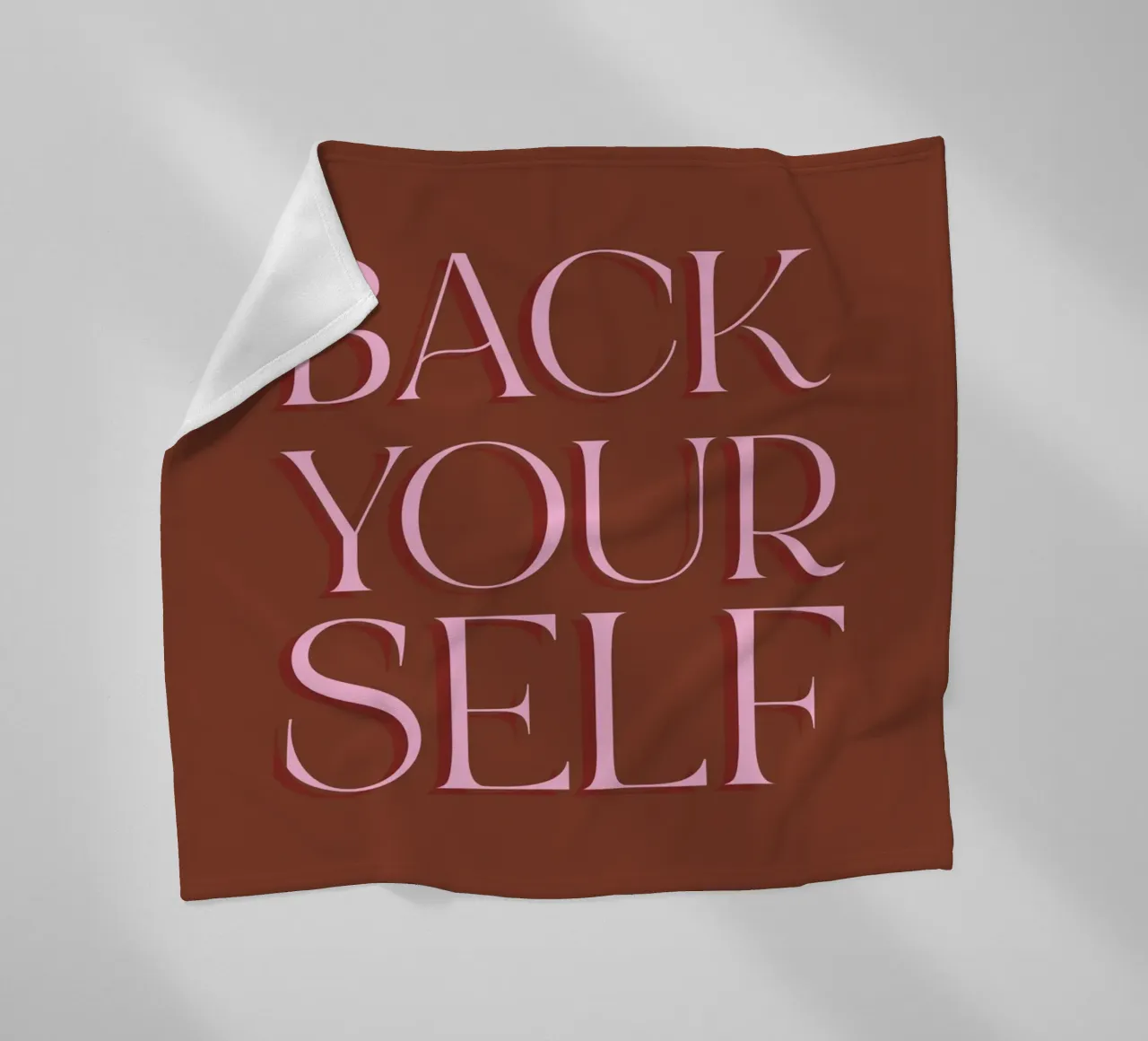 Rücken Sie sich selbst Fleecedecke von The Native State