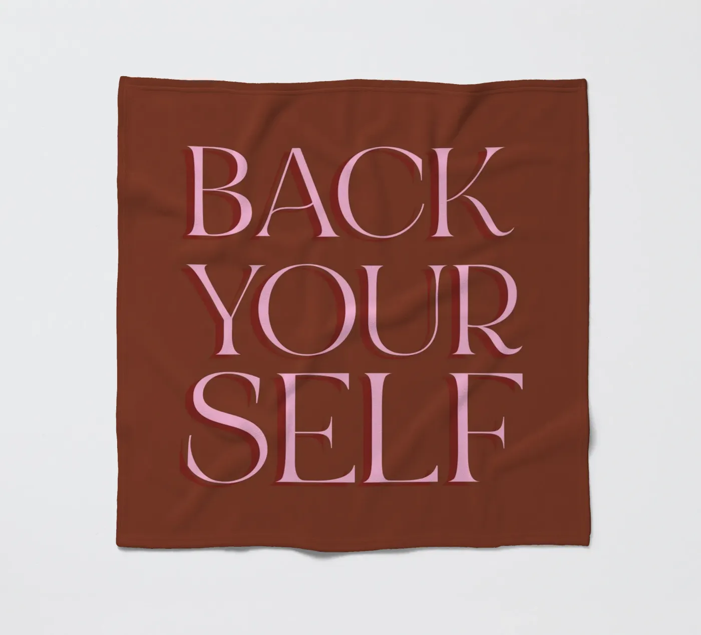 Back Yourself fleece blanket by The Native State