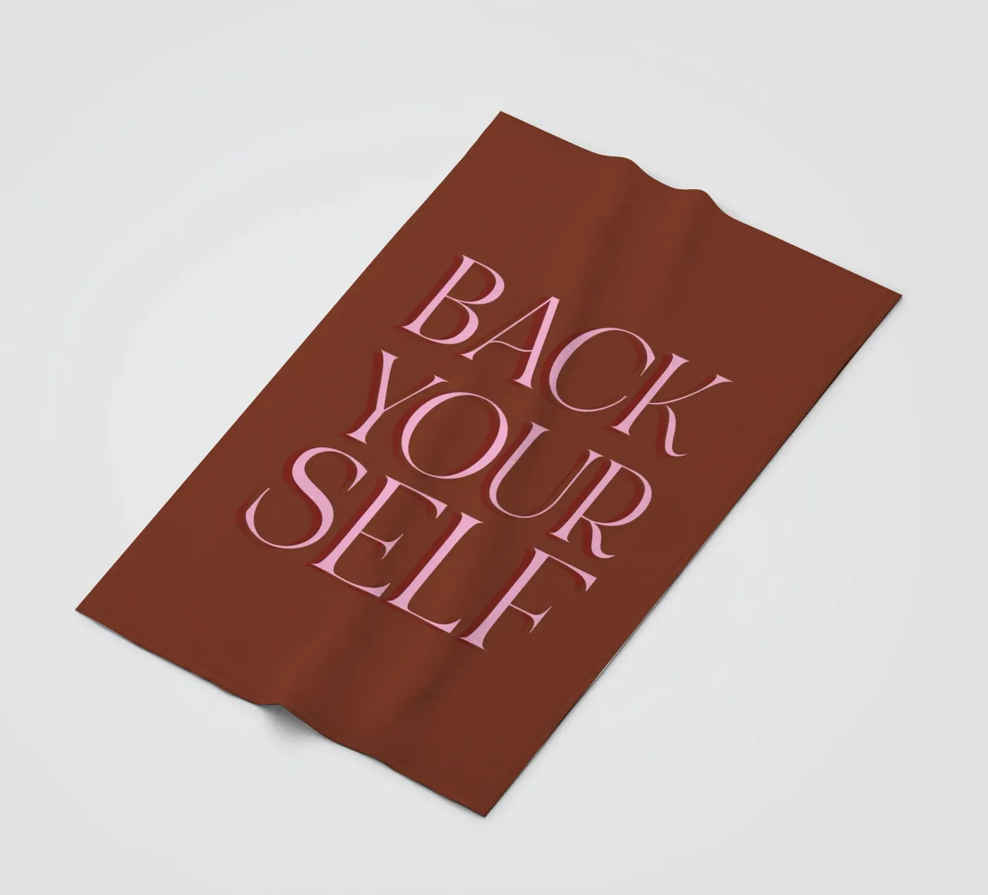 Back Yourself fleece blanket by The Native State