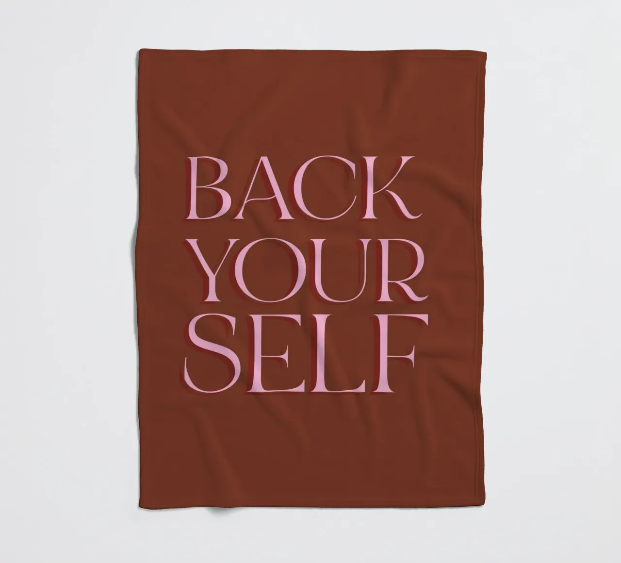 Rücken Sie sich selbst Fleecedecke von The Native State