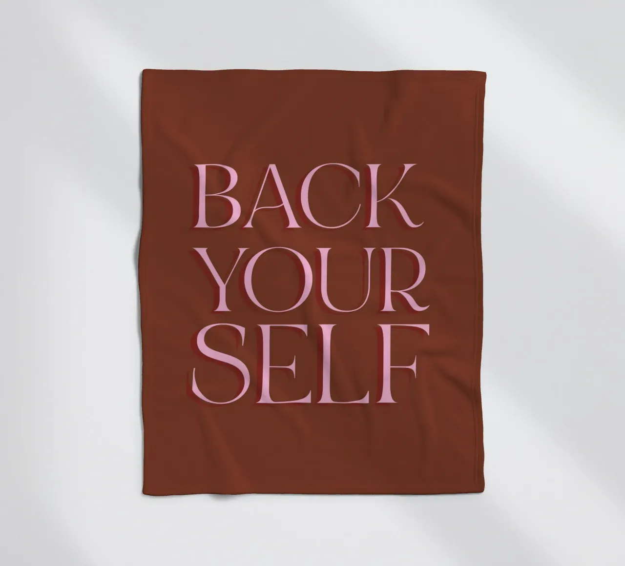 Rücken Sie sich selbst Fleecedecke von The Native State