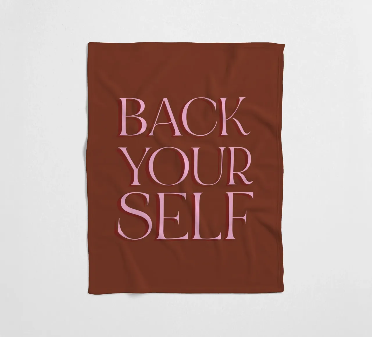 Rücken Sie sich selbst Fleecedecke von The Native State