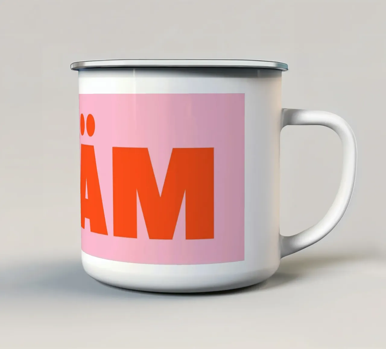 BÄÄM... emaille mok van DigiWunderwerk