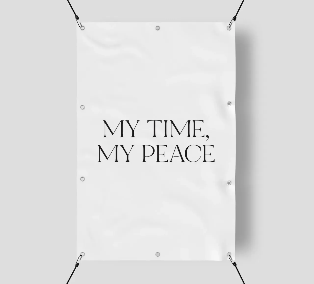Il mio tempo, la mia pace telo in pvc da The Native State