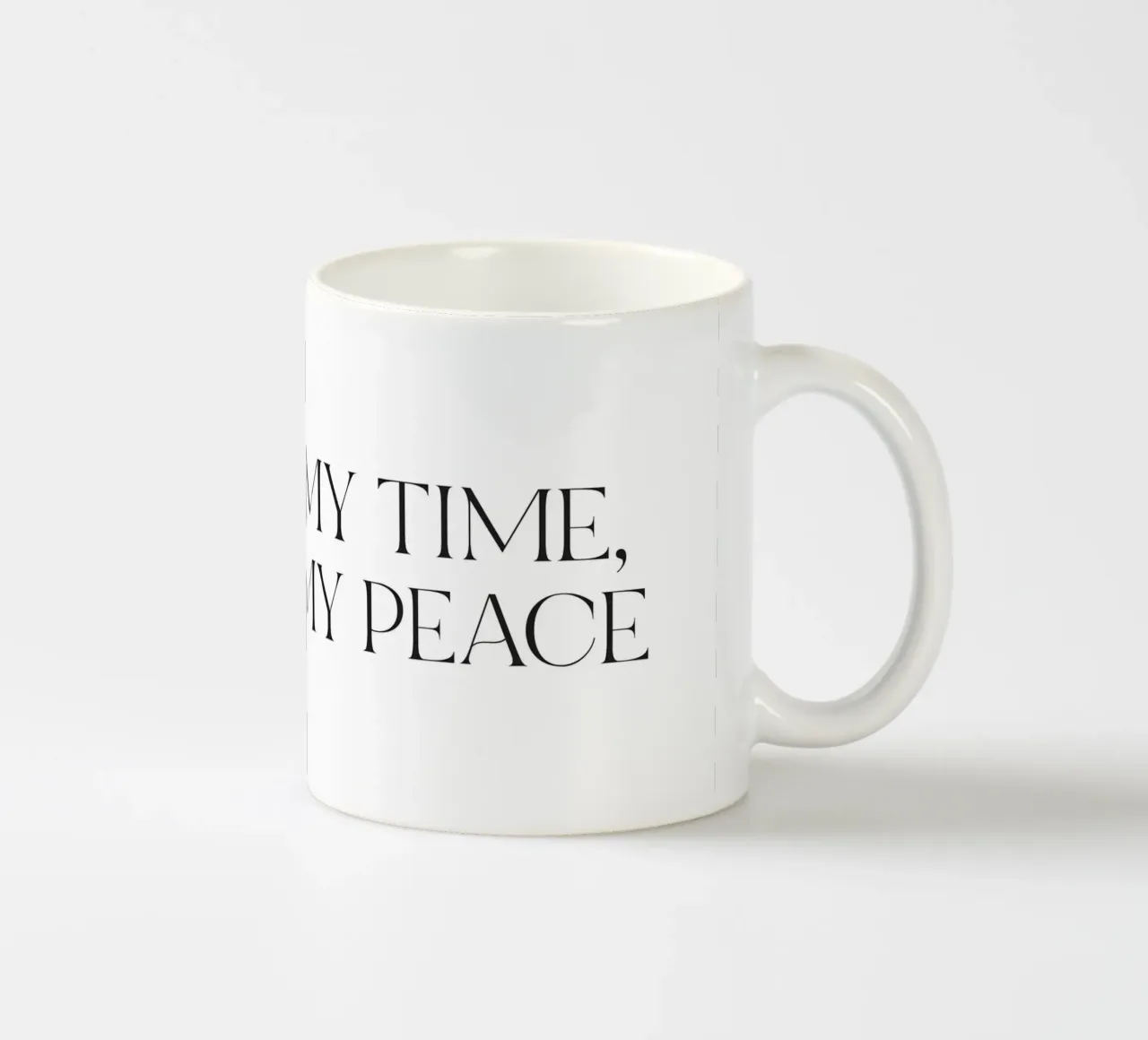 Il mio tempo, la mia pace tazza in ceramica da The Native State