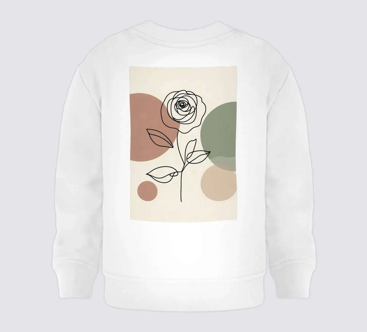 Línea rosa con formas abstractas sudadera de bebé de Bloom And Brush